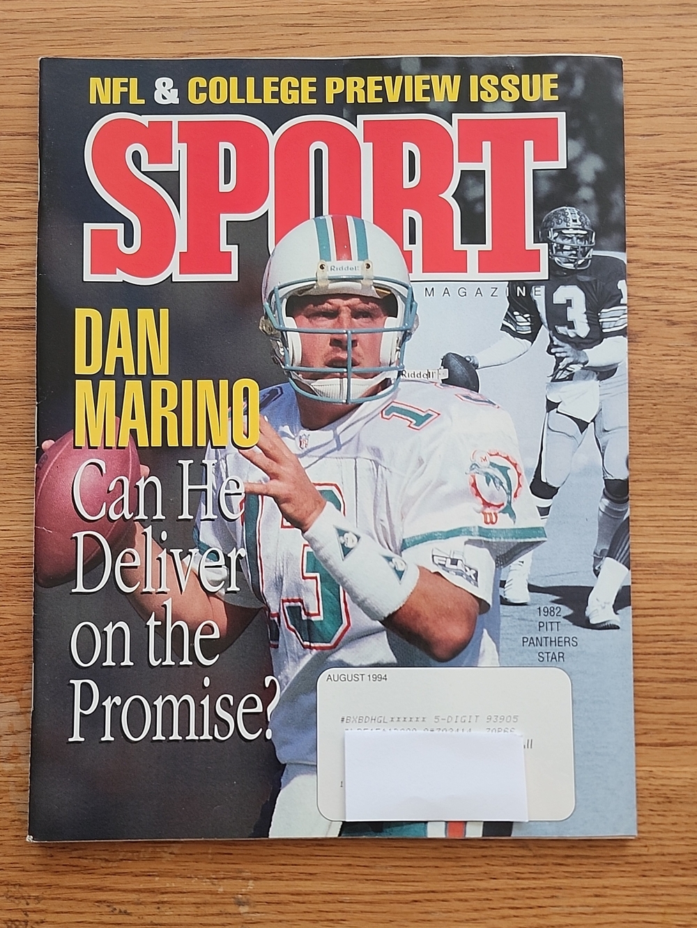 SPORT Dan Marino NFL magazine cover 1994
